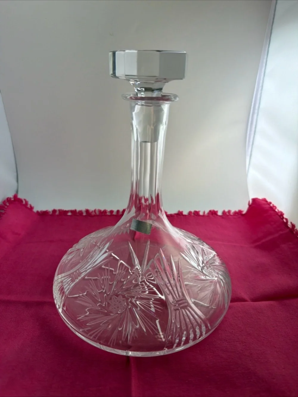Samobor Crystal Ships Decantet with Stopper Yugoslavia
